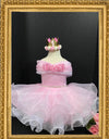 Pink princess dress/ princess birthday dress/pink first birthday dress/ princess costume dress/ pink pageant dress/ minnie dress