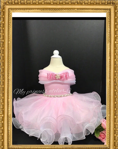 Pink princess dress/ firs birthday dress/ princess custom dress/ 1st birthday dress/ minnie dress/ pink unicorn dress/ pink pageant dress/