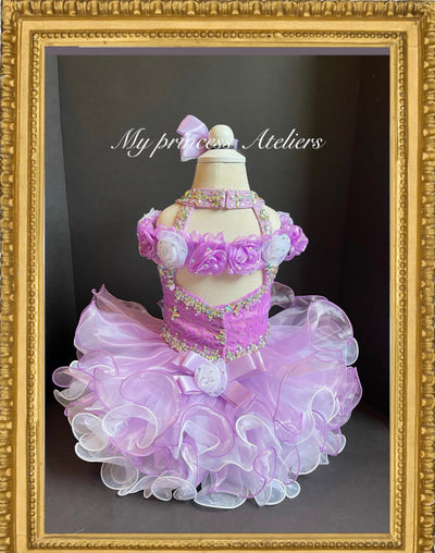 Girls couture cupcake pageant princess birthday dress.