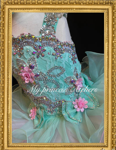 Girl Unicorn pageant, Flower girl birthday dress.