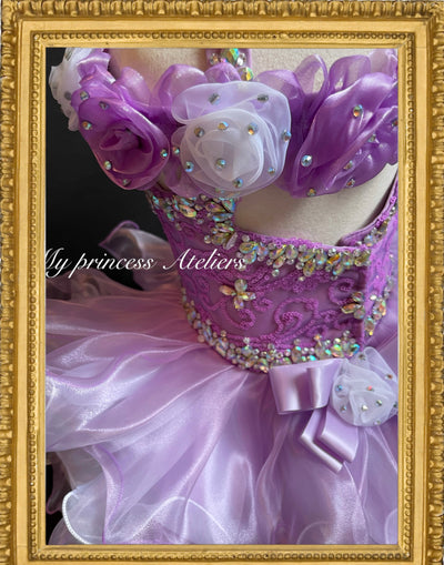 Girls couture cupcake pageant princess birthday dress.